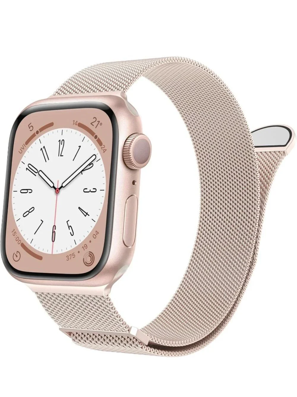 Stainless Steel Mesh Loop Magnetic Clasp Apple Watch Band
